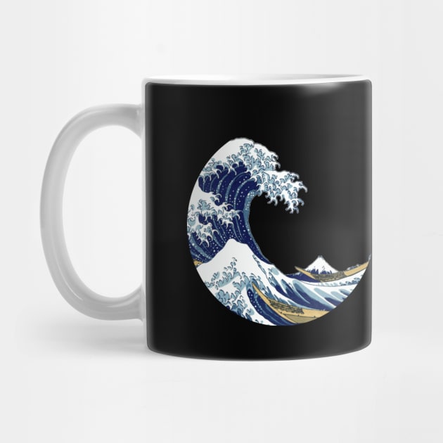 Great Wave Off Kanagawa Aesthetic Design by FLARE US